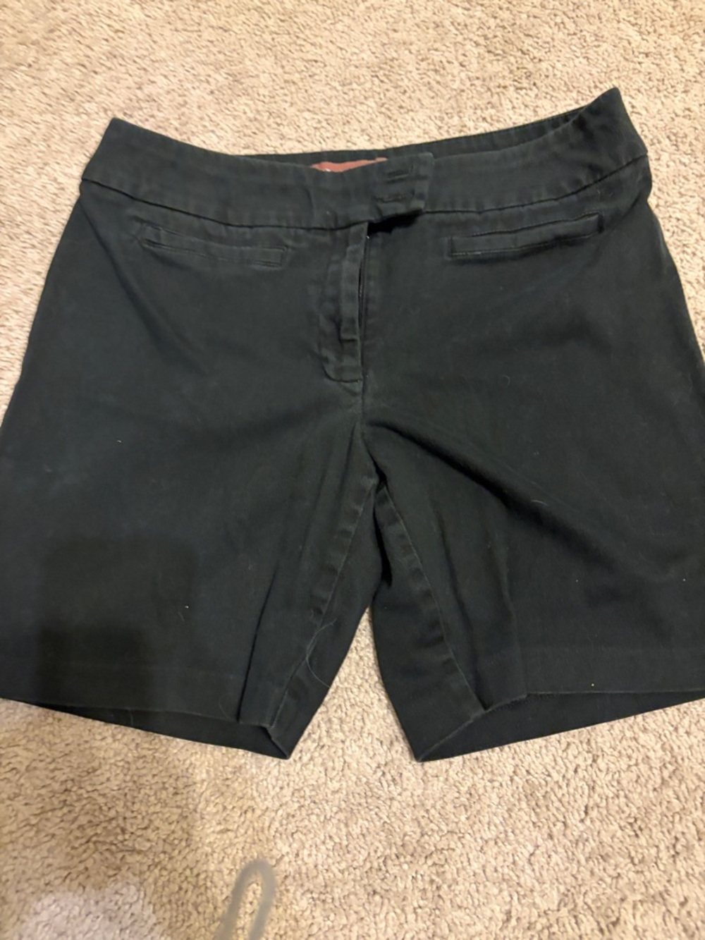 Black Women's Tailored Bermuda Shorts